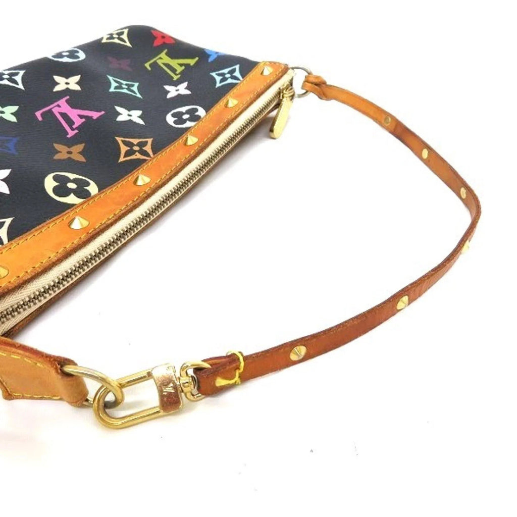 Louis Used Multicolor Accessoire M92648 2WAY Authenticated Vuitton Ladies Pochette Handbag Monogram Pouch