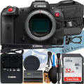 '+ Bundle Card Cinema Video Memory Canon with ZeeTech (Body) C + Camera Case 32GB SanDisk Mirrorless EOS R5 4K + Accessory