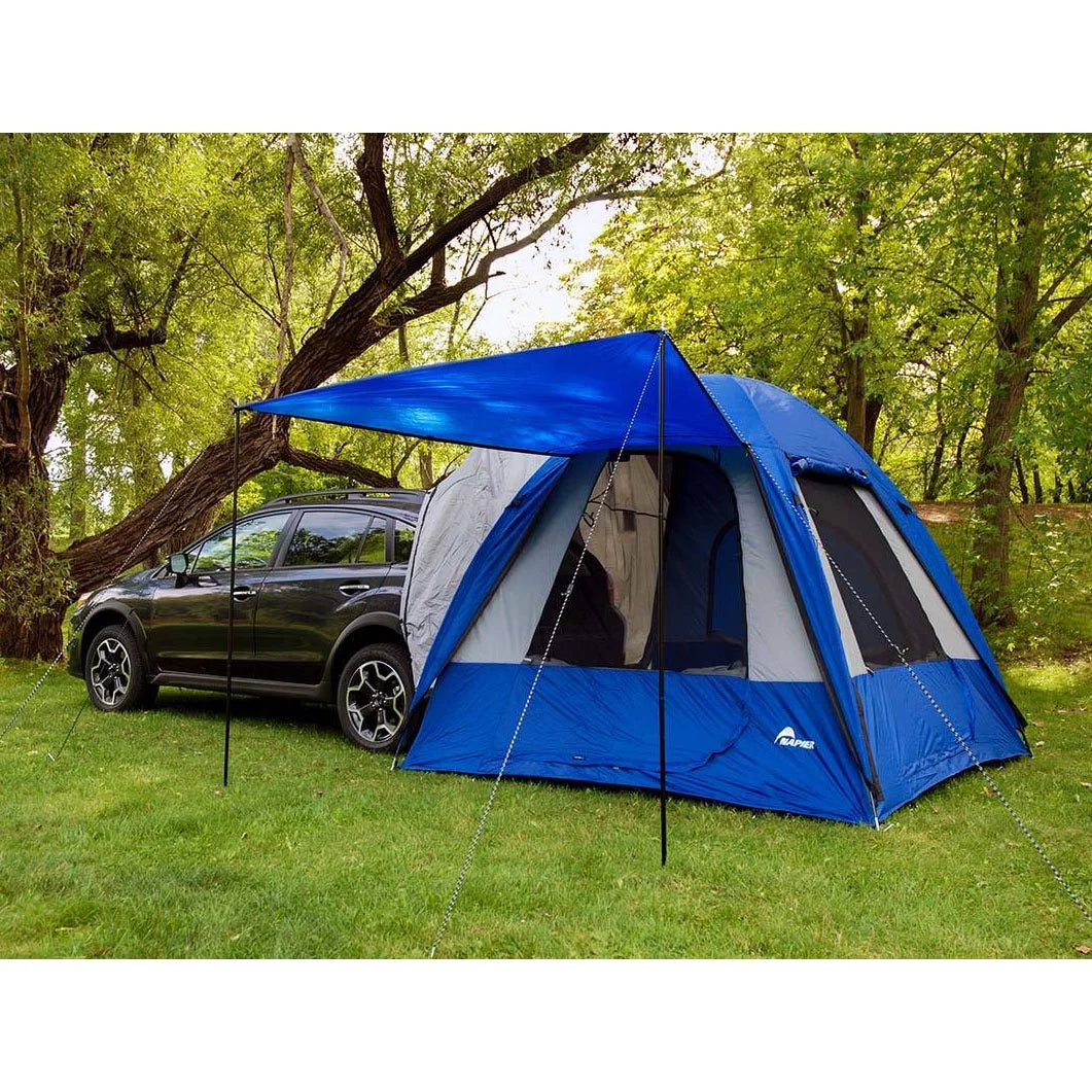 Awning with SUV Camping Sportz Cargo Universal Person 4 Tent Dome-To-Go Napier
