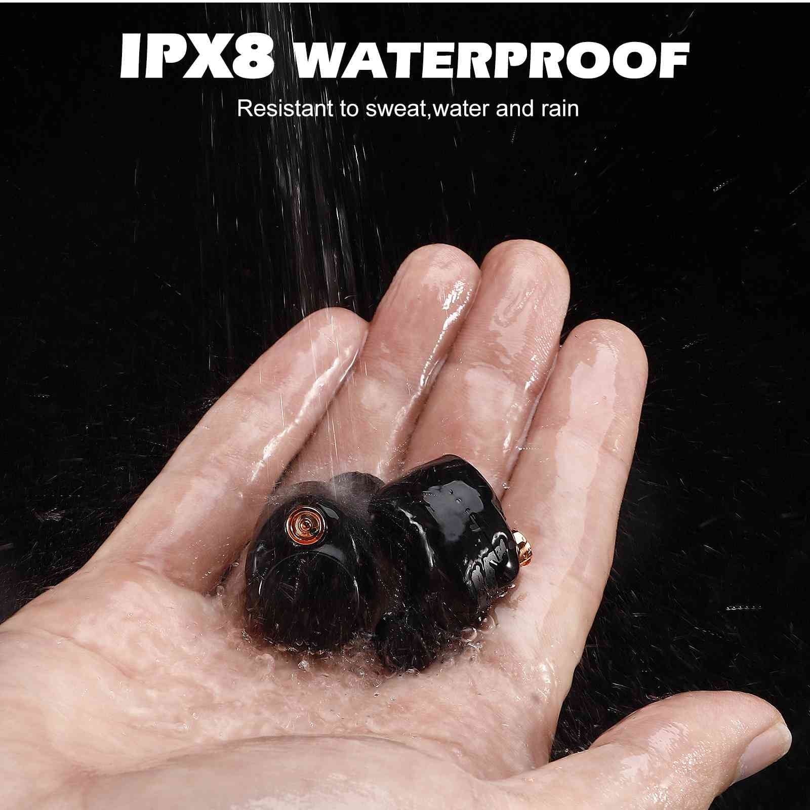 Balanced, Connection, Earbuds Dual Water Case, Black, Resistance, Connect, Lenovo K10 Compatible Bluetooth Charging IPX5 UrbanX Boost + 5.2 Plus Wireless Bluetooth Bass with True