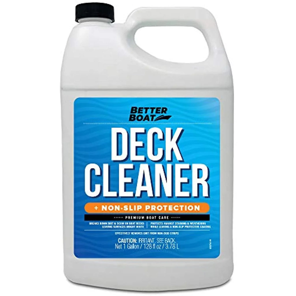 Marine Floor Stick Aluminum Boat Gallon Fiberglass Vinyl Cleaner Clean & Cleaner for Deck to Sealant Skid Surface, Grade Supplies Composite Cleaner Plastic, Soap Non Boat Anti Cleaning Hull Wash Boat