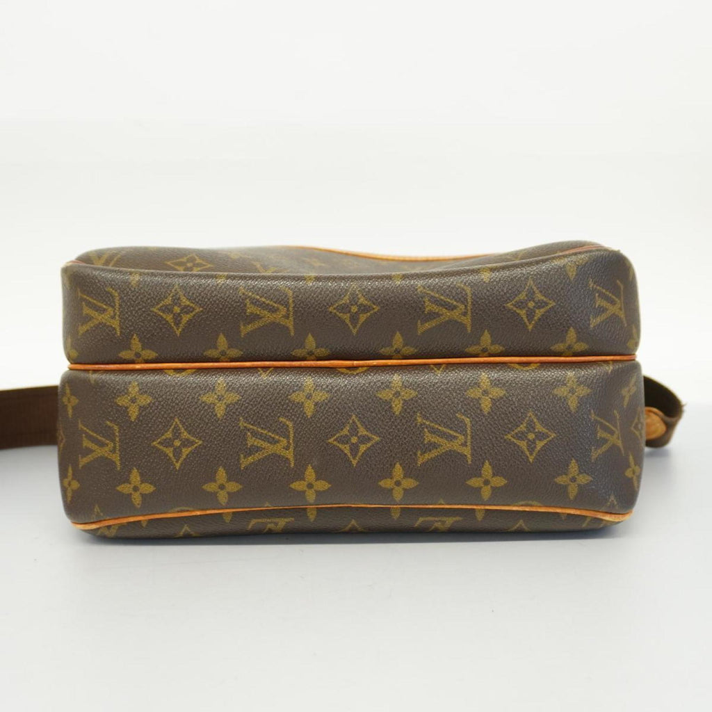 Pre-Owned PM Vuitton M45254 Reporter Monogram (Good) Brown Louis Bag Ladies Shoulder