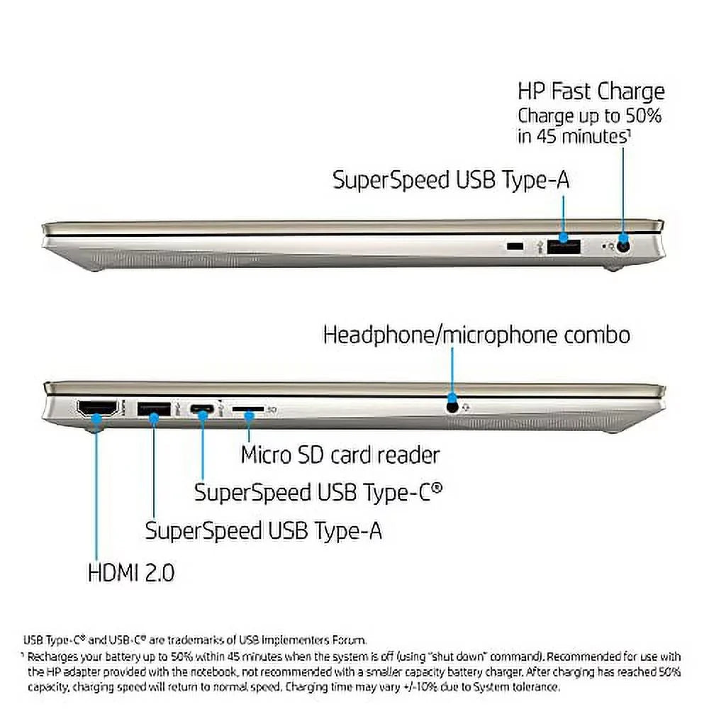 NVMe Touchscreen 4-Core w/RE WiFi 11 AX DDR4 Pavilion Windows HDMI FHD IPS SSD Laptop i7-1165G7 Pro RAM Webcam Backlit Xe Keyboard Intel 2022 Graphics USB-C HP Iris 1TB 15.6" Bluetooth 32GB USB