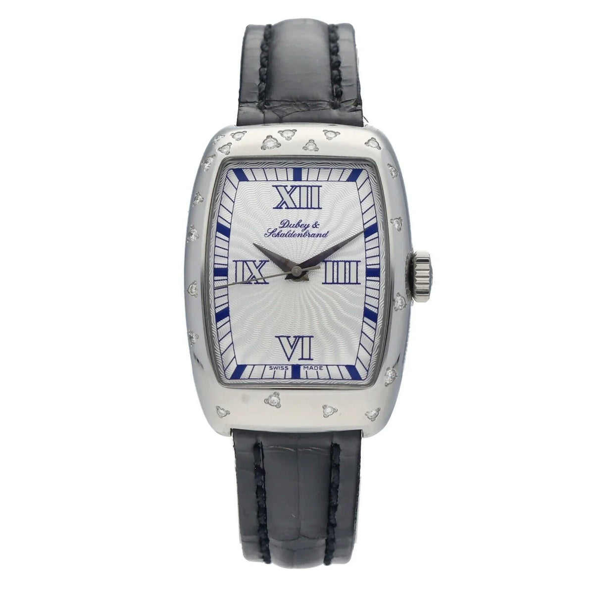 27mm Schaldenbrand Lady Women's Tonneau Dubey Automatic Fantasy Watch Steel &amp;