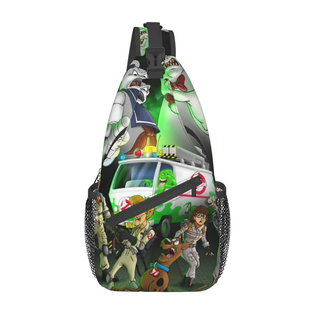 Travel For Sling Bag Daypack Crossbody Men Scooby Diagonally Chest Adults Backpack Ghostbusters Bags Women Teen