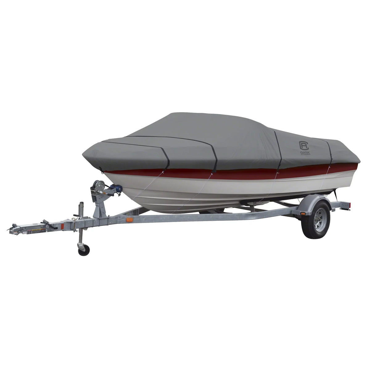 Fits - Boats 16' L C Cover, with 18.5' Fabric, 98" Model RS-1™ Cover All-Weather Ripstop Boat Trailerable Accessories Lunex x Classic Boat W,