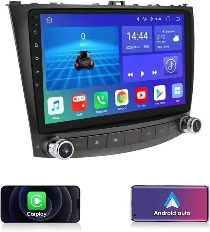GPS IS350 ANDROID RADIO LEXUS 2006-2012 12 BT CAR 4+32G CARPLAY FOR STEREO IS250