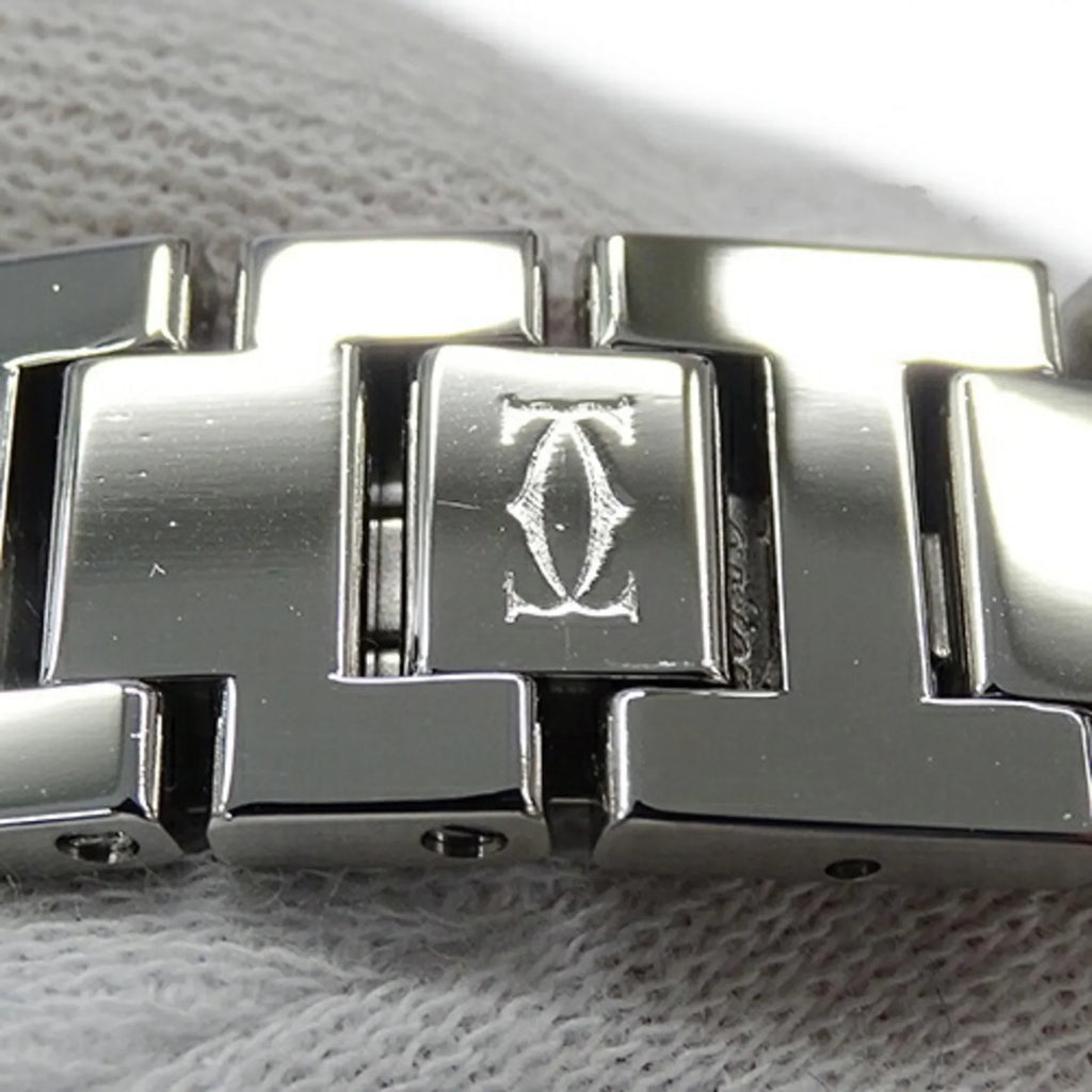Steel, Quartz, Cartier Watch, Polished (Good) Pre-Owned W3140007, Pasha Miss Stainless Silver, Ladies SS,