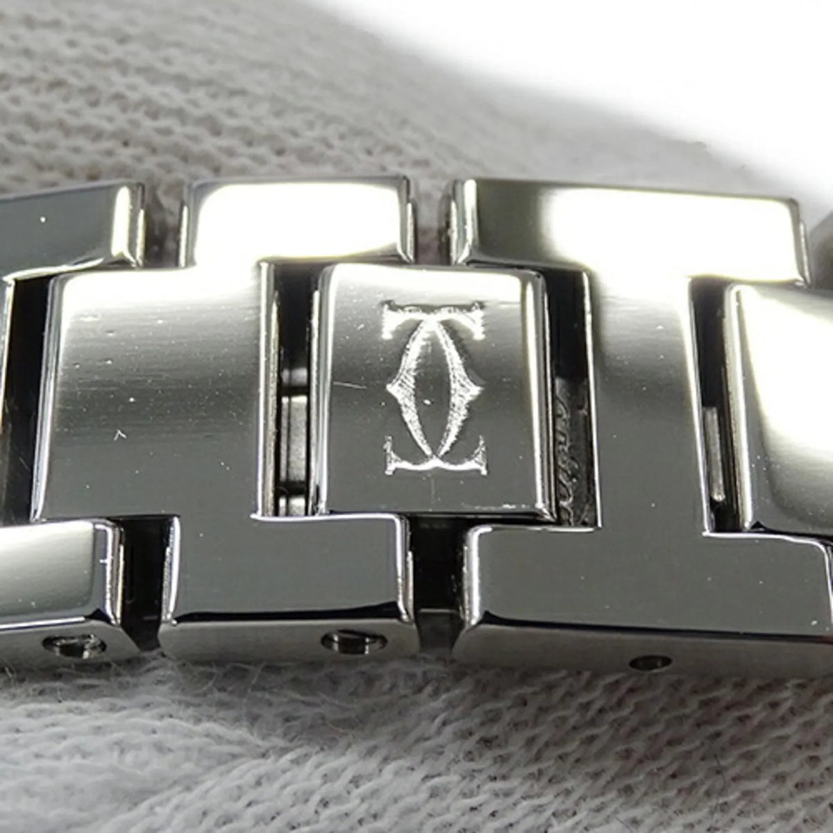 Steel, Quartz, Cartier Watch, Polished (Good) Pre-Owned W3140007, Pasha Miss Stainless Silver, Ladies SS,