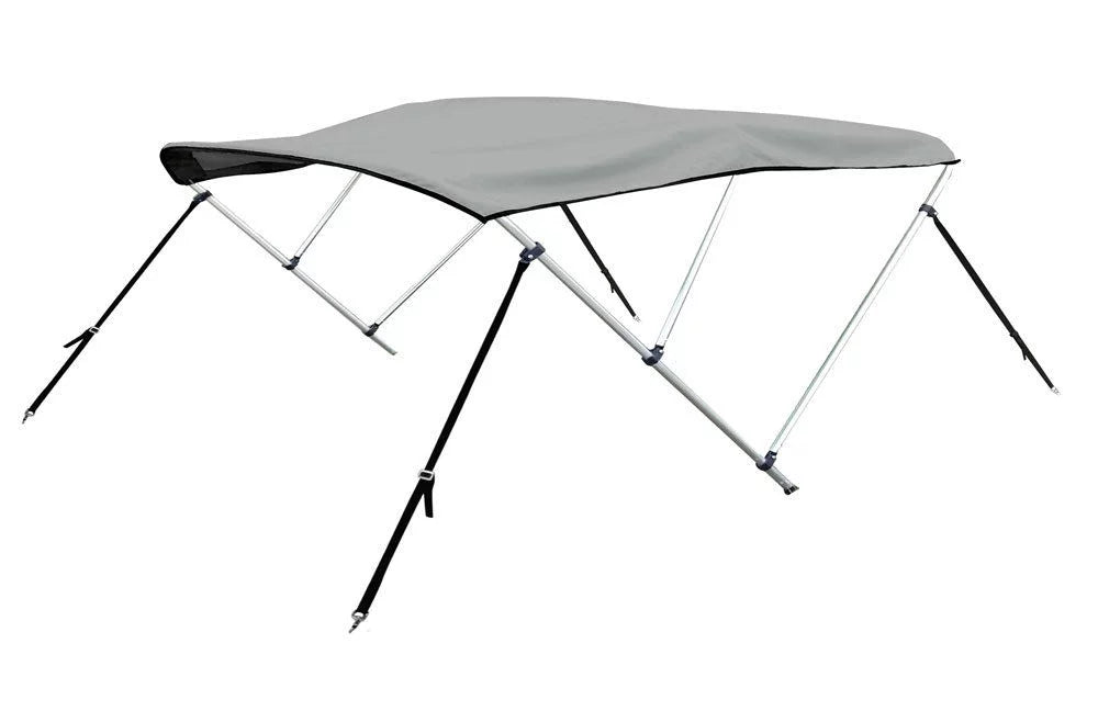 3 Bimini Boat W 79"-84" X Bow Long 54" Top Gray 6' Cover H