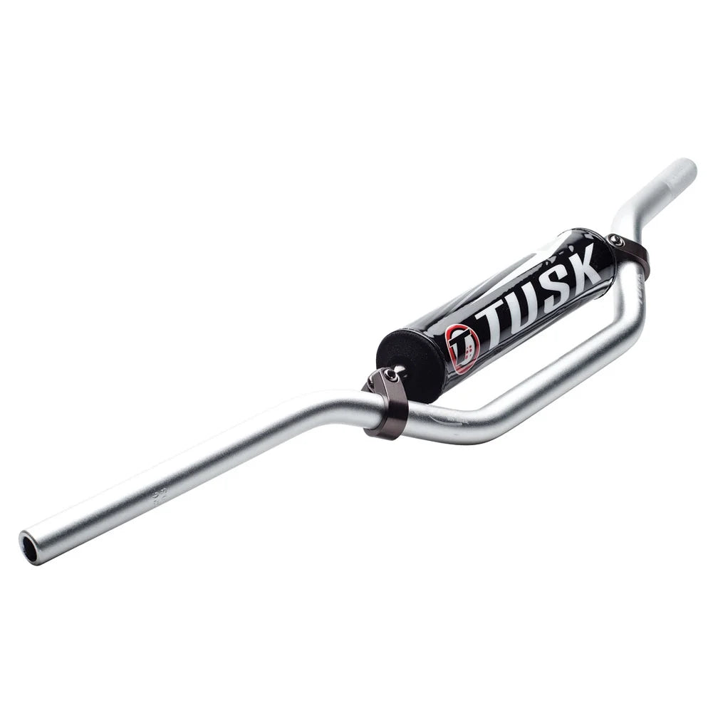 Mini Aluminum T-10 LX3 7/8" Tusk 2000 RM Handlebar Bend Silver For LEM