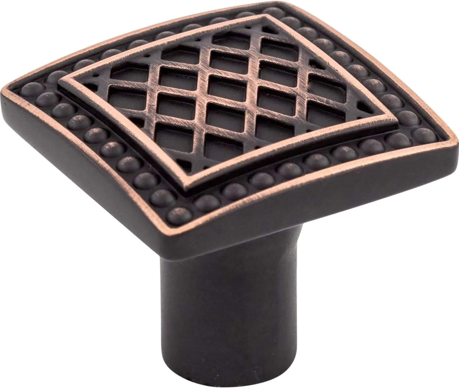 Square Knob Rouge Trevi Finish: