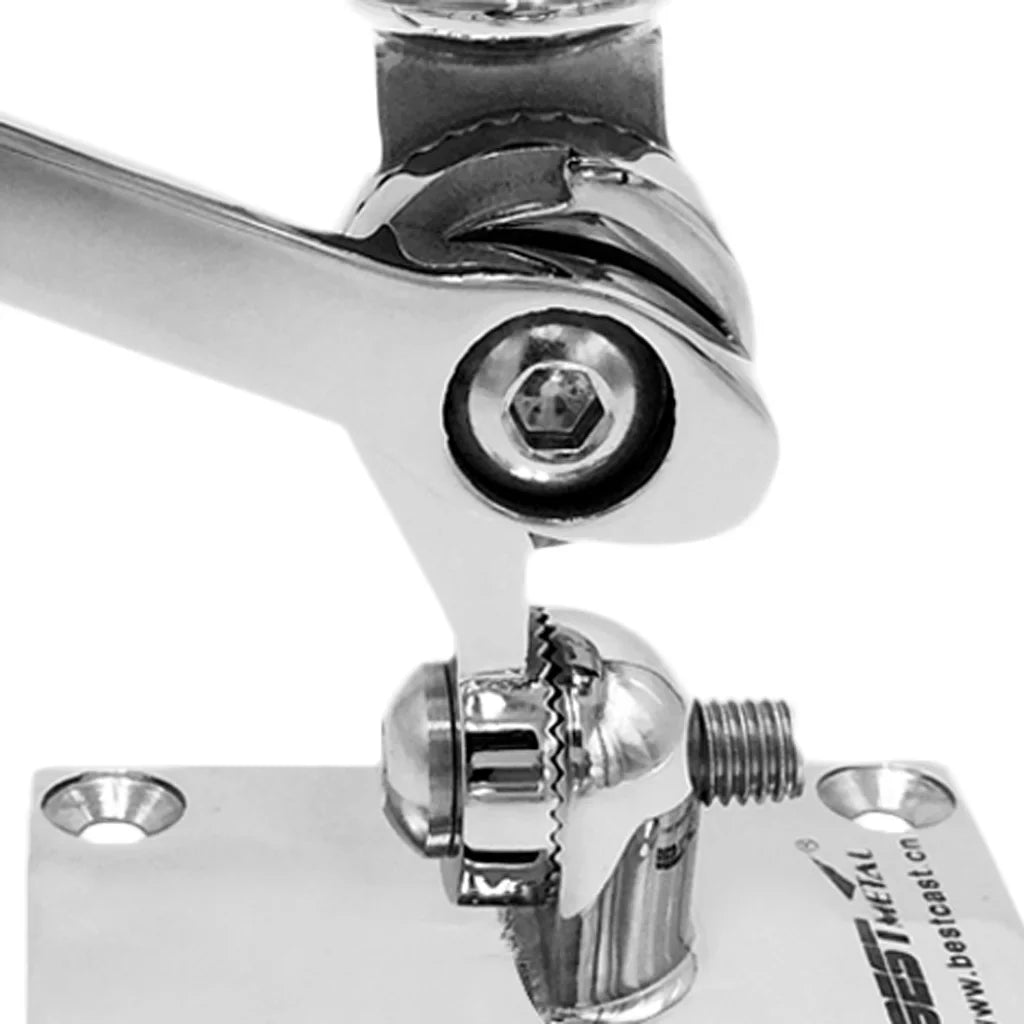 for Ratchet Stainless Base VHF Dinghy Adjustable Mount Kayak Boat Steel Marine Radio Inflatable