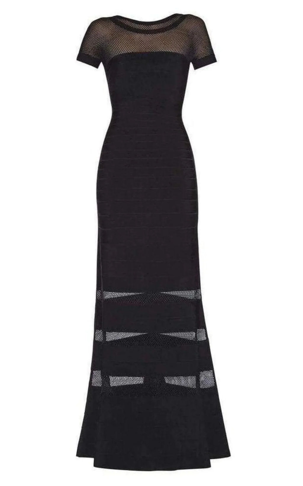 Crochet Detail Stitch Gown Gweneth Multi
