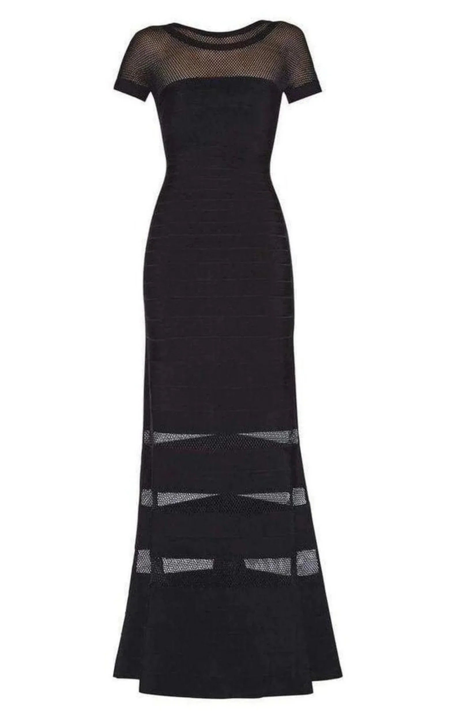 Crochet Detail Stitch Gown Gweneth Multi