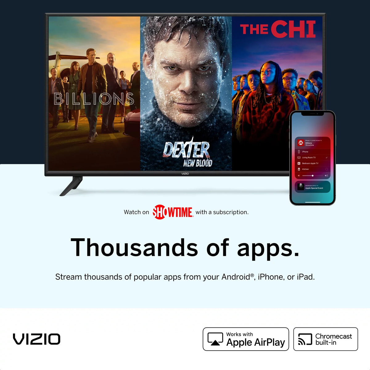 Smart Class Restored LED (Refurbished) FHD TV VIZIO 40" (1080P) D-Series SmartCast D40f-J