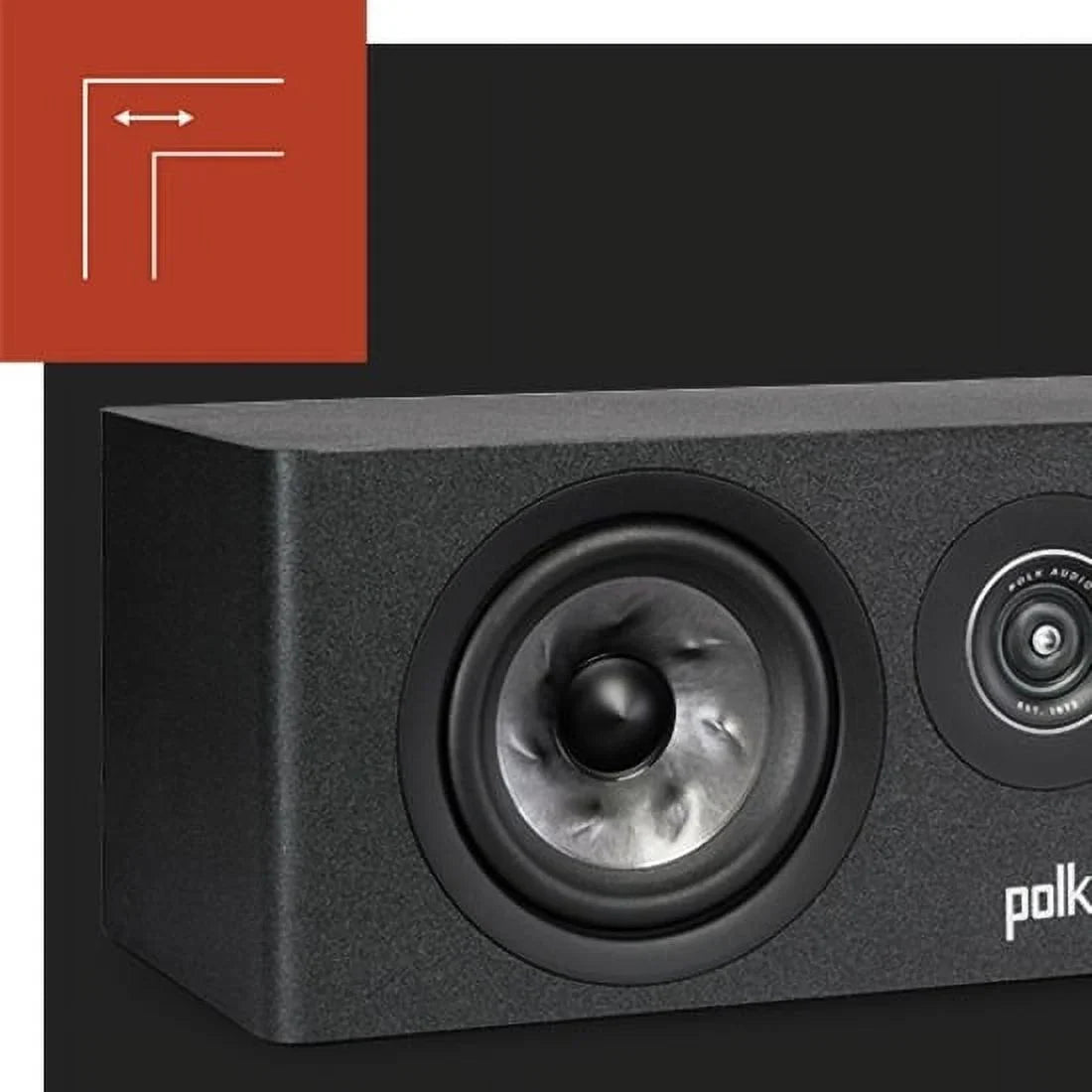Polk Speaker, 2-way W 200 Reserve Black RMS, R300