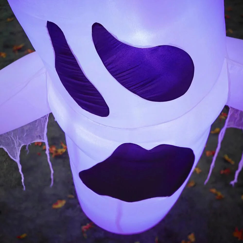Ghost Short ft. Lightshow Circuit with Halloween Inflatable 12