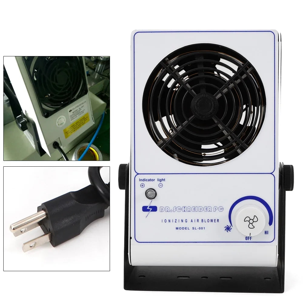 Machine Discharge Air Fan Anqidi Eliminator Static Ionizing Anti-Static ESD 60Hz Blower 110V Ionizer