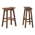 in. Barstool, - 2 Sonoma Saddle Wire-Brush Pack 29 of Chestnut