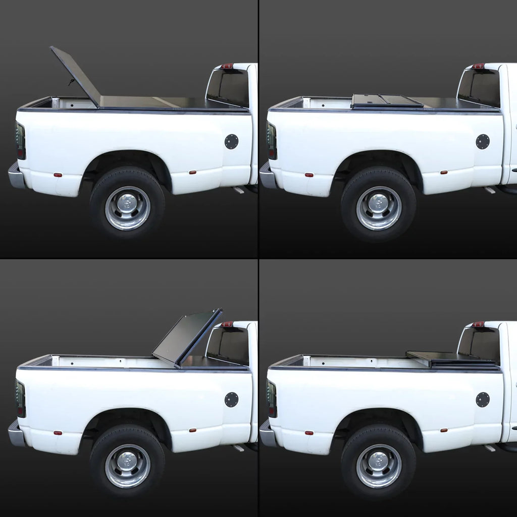 Ranger to Truck Top Motoring FRP Black Tri-Fold Aluminum 2019 Short 5Ft For Frame Tonneau 2021 Bed TTC-HARD-090 Ford DNA 20 Powdercoated Hard Cover