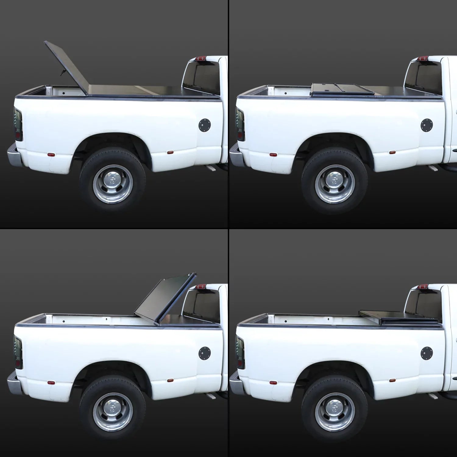 Ranger to Truck Top Motoring FRP Black Tri-Fold Aluminum 2019 Short 5Ft For Frame Tonneau 2021 Bed TTC-HARD-090 Ford DNA 20 Powdercoated Hard Cover