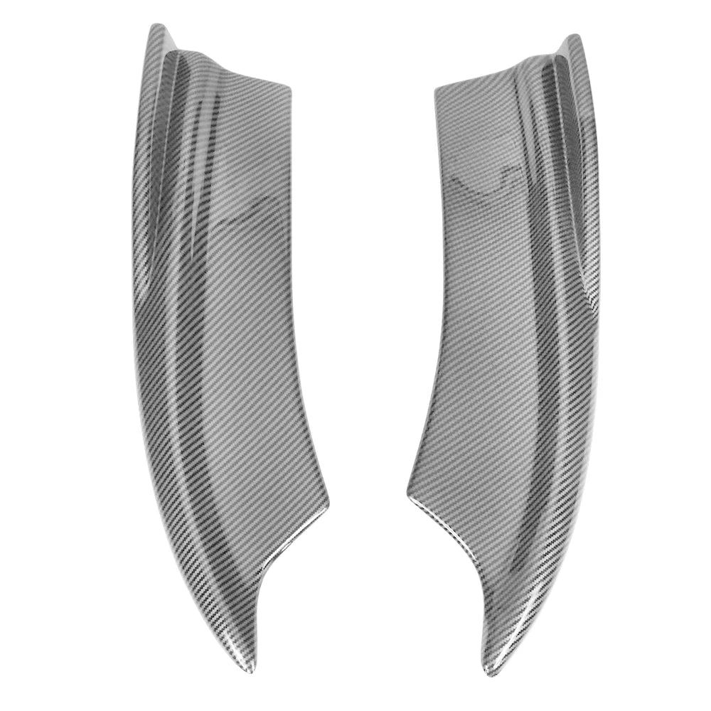 Style Charger Ikon Rear Fiber Motorsports Bumper Side Compatible Print with Lip Apron Carbon V2 15-23 Dodge
