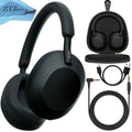 Hi-Res ZeeTech Noise ), Black Cloth Crystal Cleaning Headphones ( Calling, Sony and Voice Audio, Clear Cancelling + Alexa WH-1000XM5 Industry Control Leading Wireless Hands-Free Microfiber