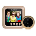 Door Wide Peephole inch Drilling Vision Bell Camera W5 Need Doorbell Night Cam Eye Video Angle 2.0MP Disturb No 2.4" Security Door Viewer