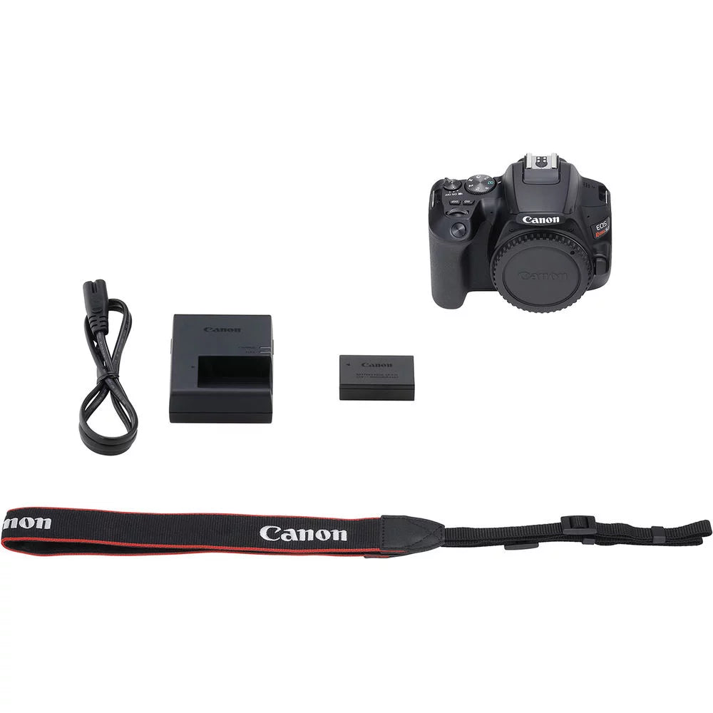 (Body Bag Rebel + Sandisk DSLR + Care Kit SL3 Card 64GB Canon Canon + Camera