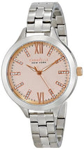 New Caravelle 45L141 Stainless Steel Watch York Ladies