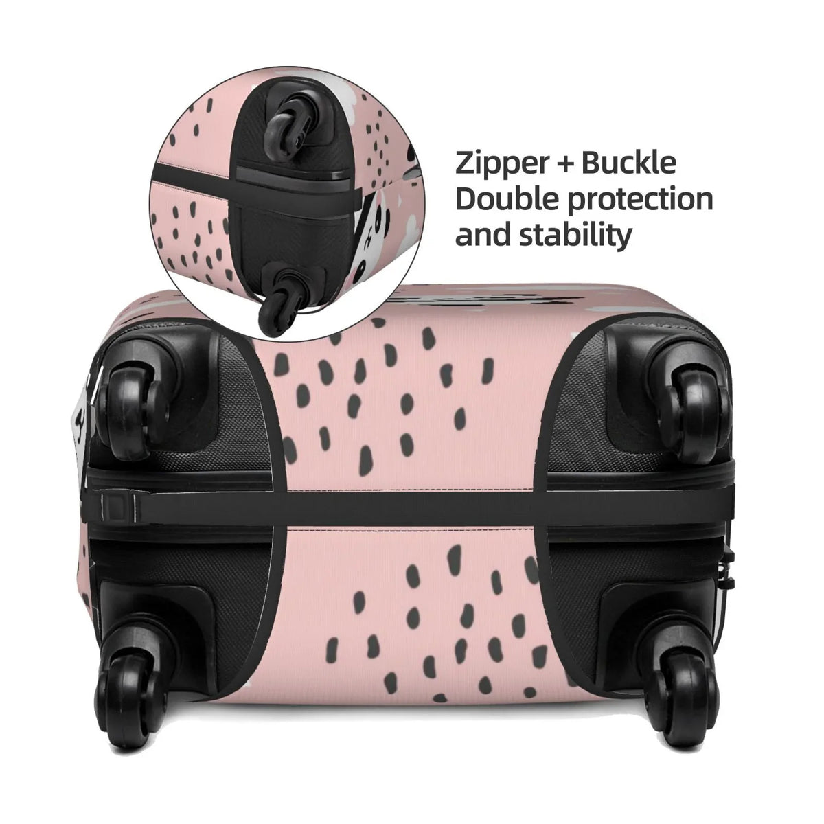 Luggage Washable Cover Inch Sky And Luggage Cover Protector Anti-Scratch Suitcase In 18-32 Bingfone The Suitcase Star Panda Clouds Flying Cover Fits Between