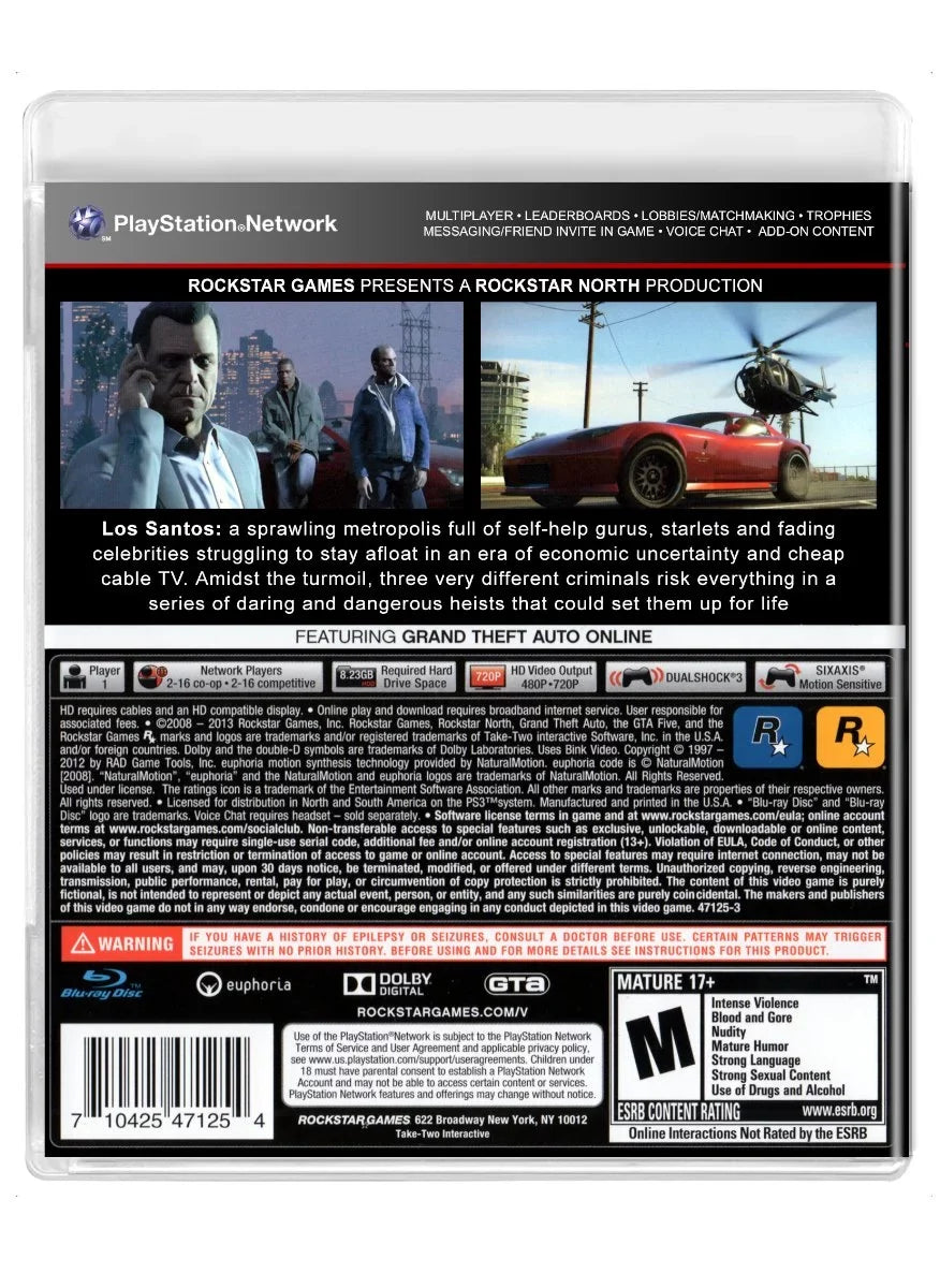 (Used) Theft 3 Grand - V PlayStation Auto Used
