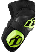 Icon Knee Pads CE Cloverleaf-2 Black/Green SM/XL