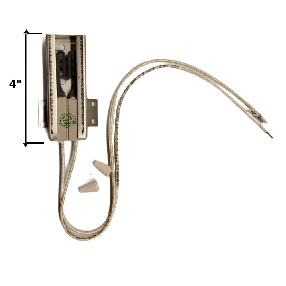 compatible WB02X9998 WB02X9998 WB02X8212 Range GlobPro large 4" Ignitor with WB02X4600 WB02X4528 DUTY Replacement GE approx. for Burner Heavy WB02X8212 WB02X4600 and WB02X4528