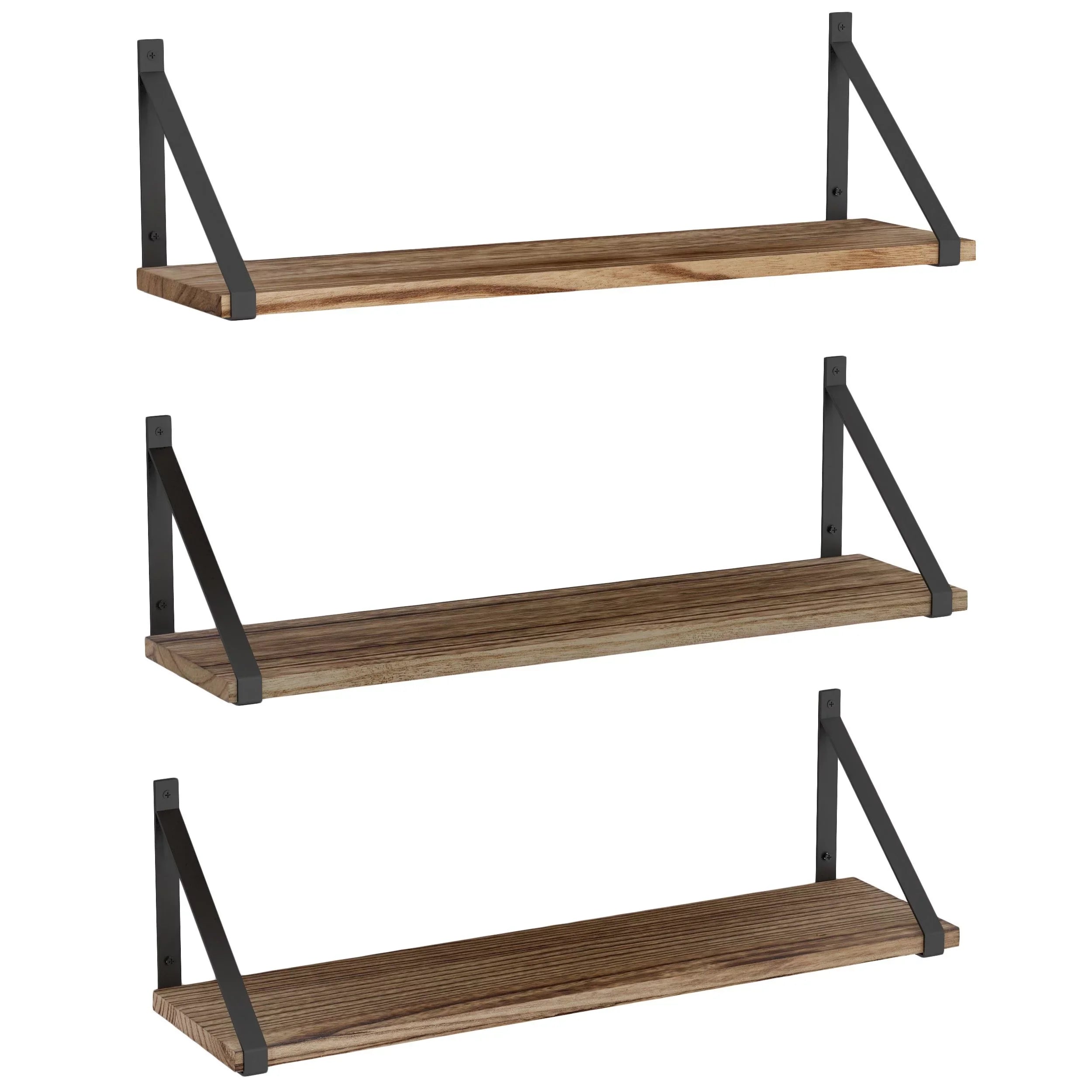 Over Float 3 Organizer, the 24" Bathroom Shelves Wallniture Toilets Shelf Bora Burned, Laundry of Wall Storage Set Natural