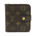 Men's M61667 Louis (Fair) Wallet Zip Vuitton Bifold Women's Compact Monogram Pre-Owned
