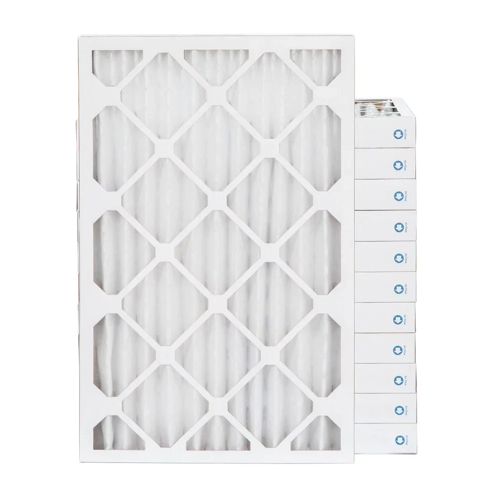 12. 11, Air 1000 11-3/8 by x AC MERV 1-3/4 2" Filters Pleated x Size: MPR of Furnace Actual 23-3/8 12x24x2 Case Pamlico.