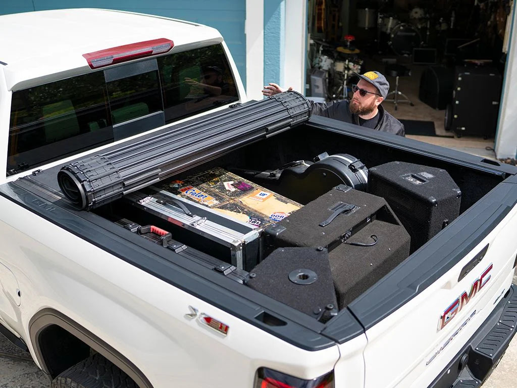 RealTruck (76.3") Ram Classic | Cover - 1500, with 4" Rolling 2021 6' Compatible 2019 2018, 2500/3500 Bed 80213 X4s Truck Hard Dodge Tonneau by 2010-21 2009 Revolver Bed | BAK -