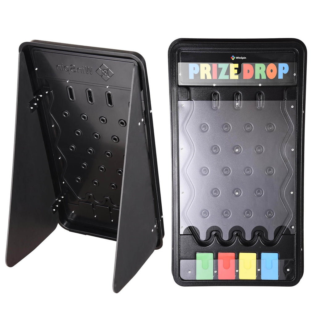 Tradeshow Prize WinSpin Drop Disk 25" Board Home Pucks w/20 Game Drop