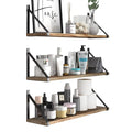Over Float 3 Organizer, the 24" Bathroom Shelves Wallniture Toilets Shelf Bora Burned, Laundry of Wall Storage Set Natural