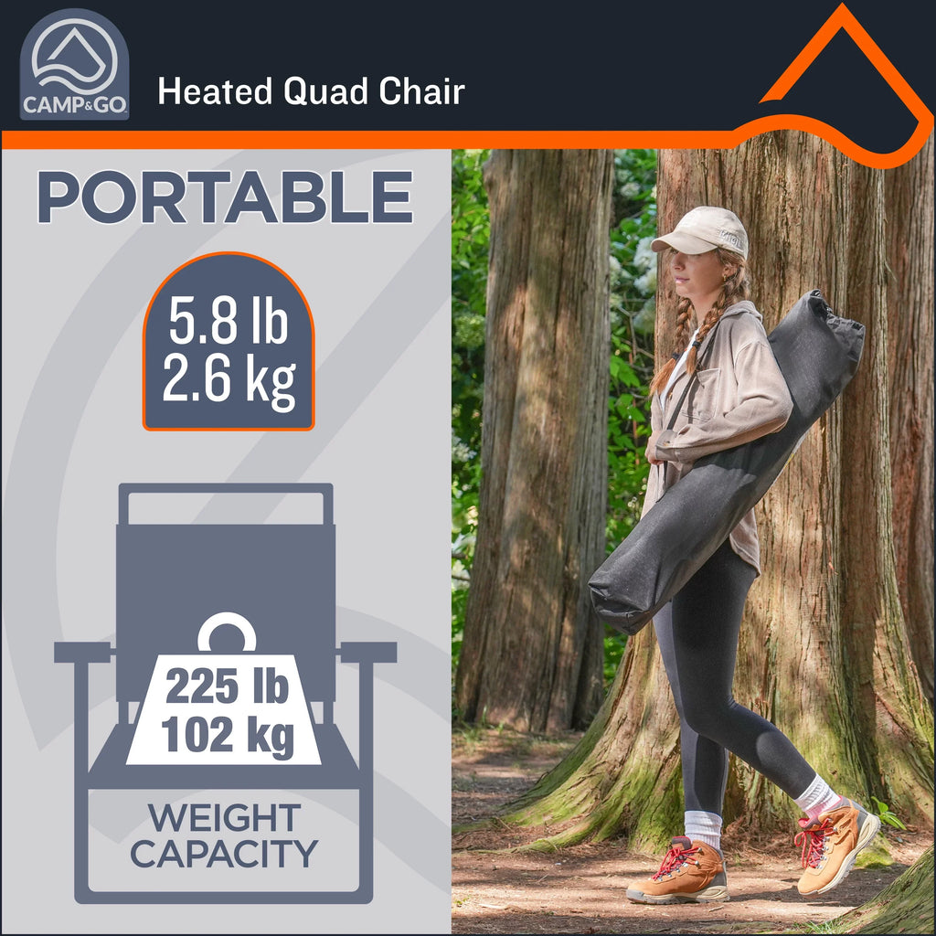 Deluxe Quad chair Heated