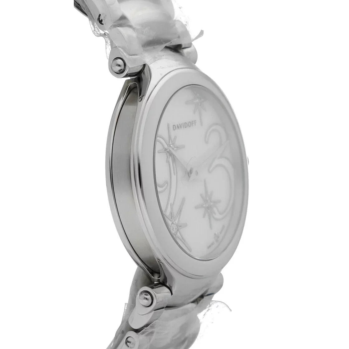 Women's 21156 Pearl Quartz 30mm Lady Davidoff of Watch Steel Stainless Mother