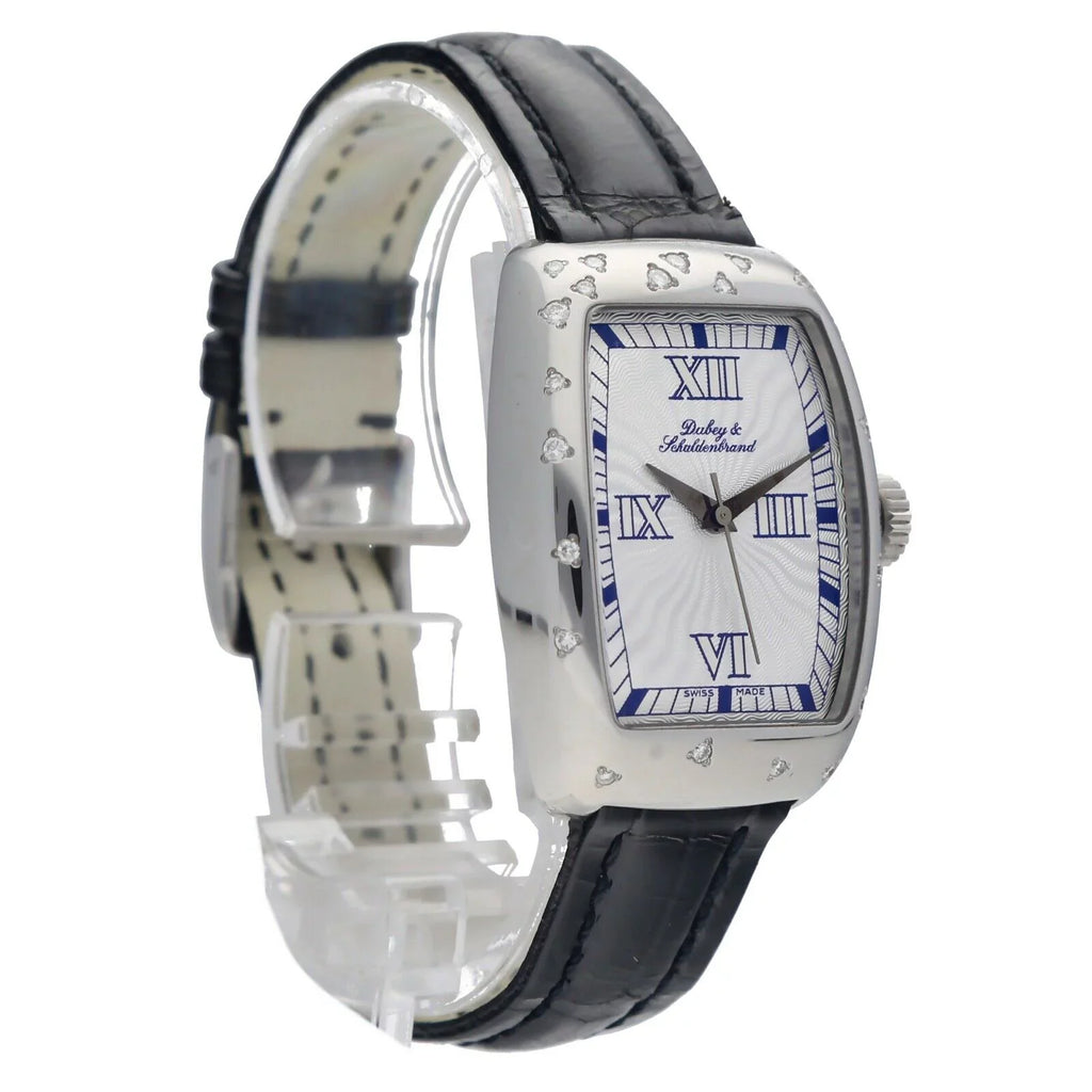 27mm Schaldenbrand Lady Women's Tonneau Dubey Automatic Fantasy Watch Steel &amp;