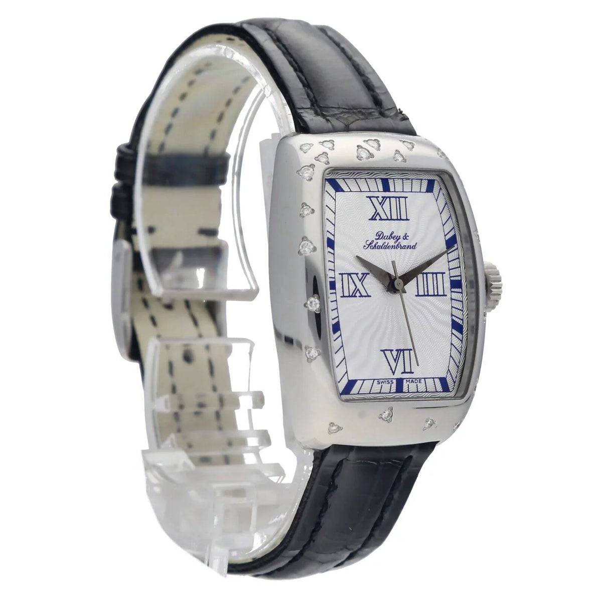 27mm Schaldenbrand Lady Women's Tonneau Dubey Automatic Fantasy Watch Steel &amp;