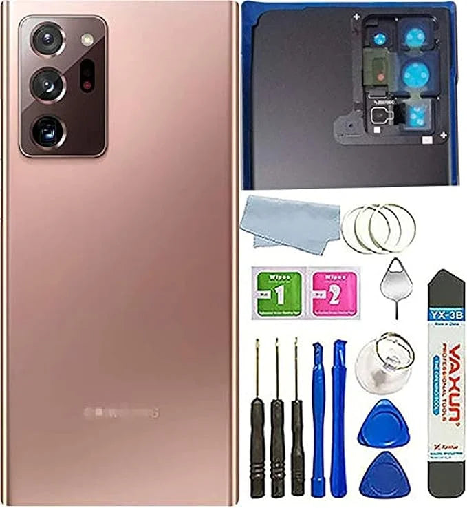20 20 Camera Galaxy Back Housing Glass and Samsung Ultra Cover Waterproof Tools(Bronze) + with Glass for Lens Parts 5G Note Galaxy Tape Ultra Door Replacement Note