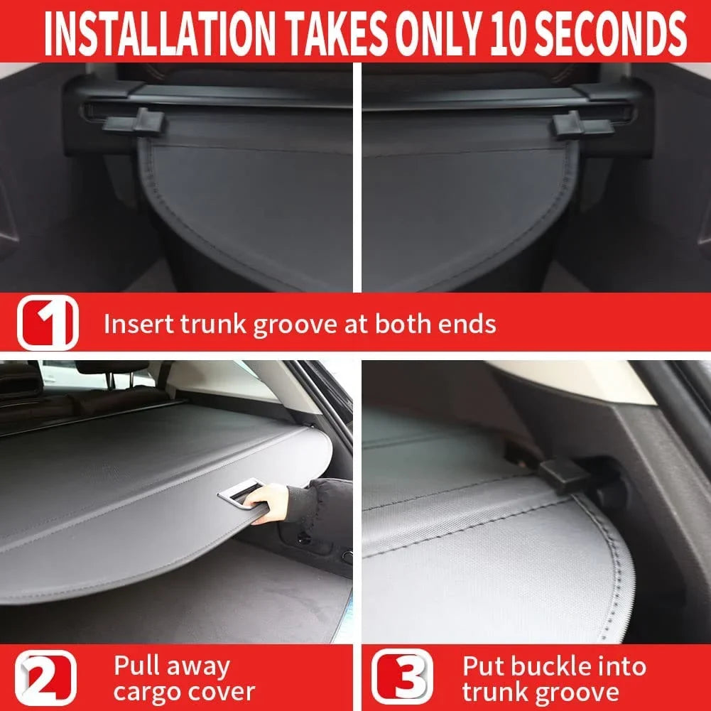 2020 Shield 2017 2018 Black Retractable Fit Cargo 2019 Tucson 2016-2021 Accessory Privacy Shade, Rear Hyundai SUV Tucson Cover for Trunk 2021 2016 Hyundai
