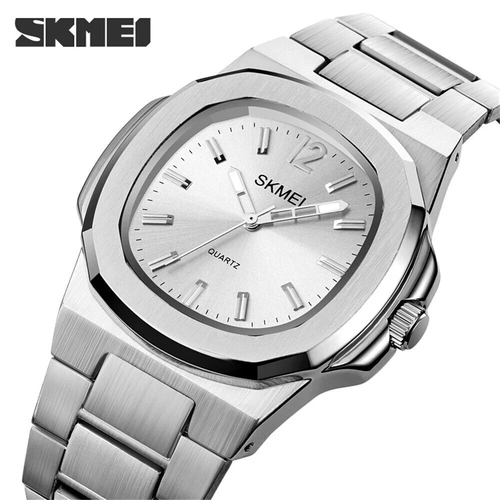 Luxury Watch Steel Business Gold Male For Men Gift Wristwatch Quartz