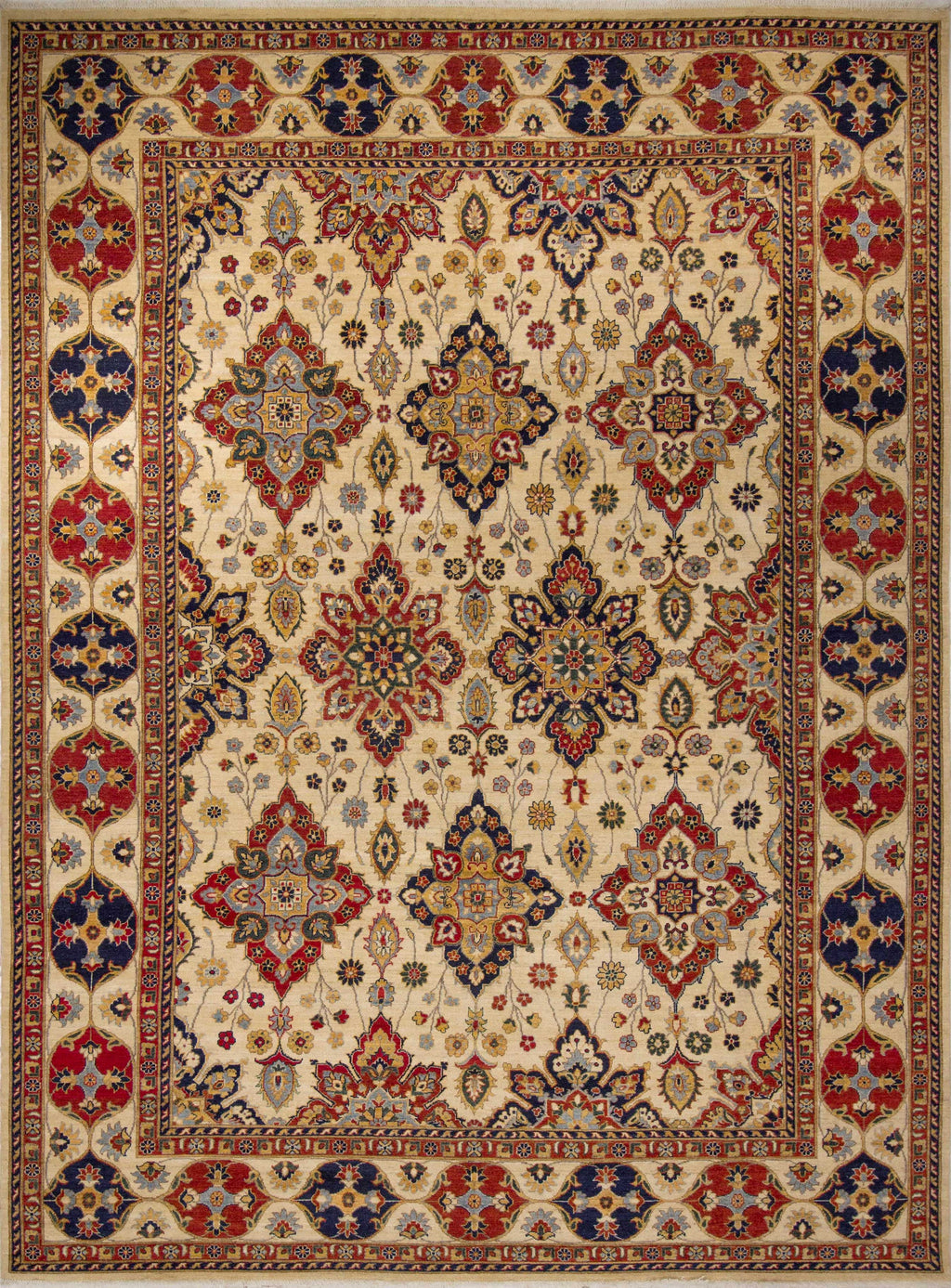 10'1" Ivory/Blue 13'5" x Rug, Aria Cam