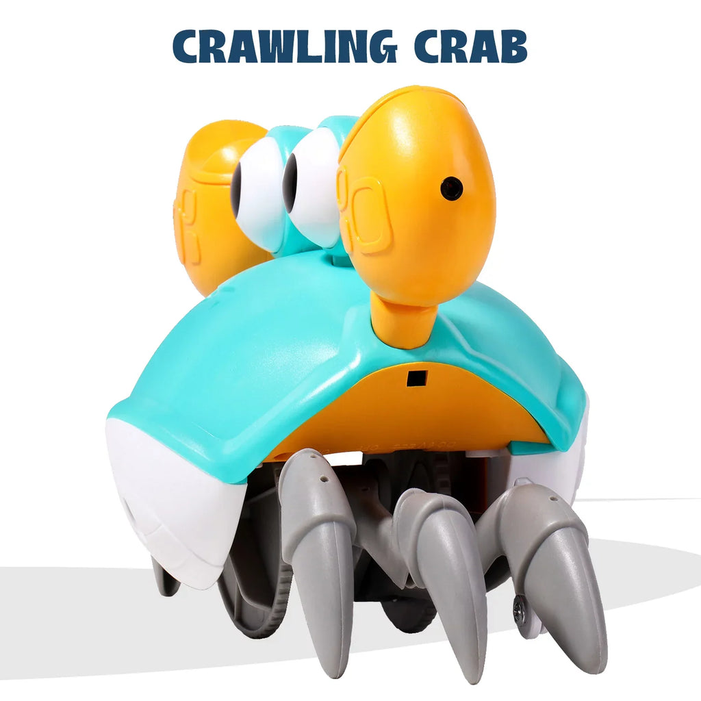 Favorite Toddlers - And Sensory Kids Crawl Months Crawling Tummy Entertaining Years Gift Development And Time, Crab 0-6 Music Light Little Kids Myron With Learning 6-12 And For Cognitive